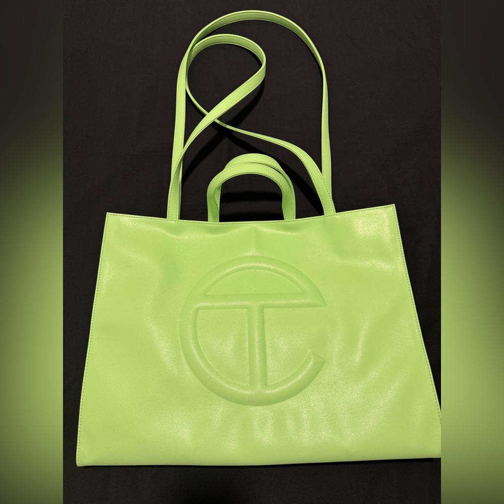 Telfar Double Mint Green Large Shopper Tote